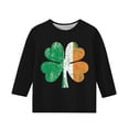 thumbnail image 4 of Fjofpr Girls Clothes under $5.00 Girls Short Sleeve Shirts Size 7-8 Boys Girls Shirts Interest St. Patrick's Print Tshirt 3/4 Sleeve Top Funny Graphic Tshirts 3-12 Years, 4 of 4