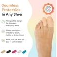 thumbnail image 3 of Zentoes Gel Toe Protector Caps - Pack of 6 - Protect Ingrown Toenails, Blisters, 3 of 9