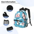 thumbnail image 5 of Fotbe Panda Flying in the Sky Lightweight Casual Laptop Backpack for Men and Women, Daily use Waterproof backpack, Backpack for College, 5 of 8