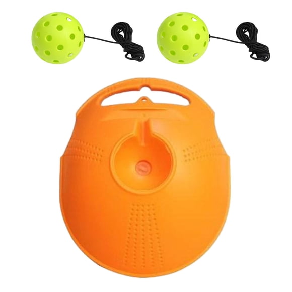 tamizeot Outil de Pratique de Pickleball pour Adultes et Enfants Engagez-Vous dans des Séances d'Entraînement Amusantes et Efficaces Entraîneur de Pickleball Balle Verte 19x8cm