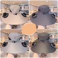 thumbnail image 5 of LOWLHOME Wide Brim Solar/USB Powered Fan Hat,Adjustable Visor Outdoor Bucket Hat,Outdoor Sun Hats for Men Women Fishing Hat with Removable & USB Charging Fan(Khaki), 5 of 6