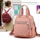 thumbnail image 3 of Mochila de mujer con carga USB para teléfono móvil, mochila de hombro multiusos para mujer, bolso de viaje, 3 of 6
