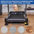 thumbnail image 6 of 4 Pcs Walking Pad Mat, Treadmill Mat Pads, 4" x 4" x 0.2" Double-Sided Non-Slip Exercise Equipment Mat, High Density Silicone Anti Vibration Pad for Protect Floors, Noise Reduction, 6 of 11