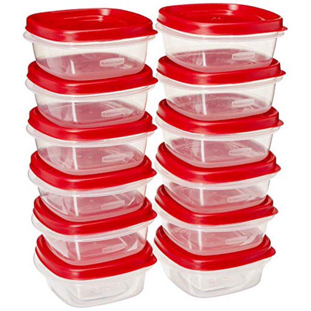 Rubbermaid COMIN18JU082133 669900229708 Easy Find Lid Square 11/4Cup Food Storage Container