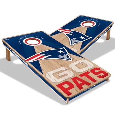 YouTheFan NFL N England Patriots 2X4 Slogan Series Cornhole NO BAGS