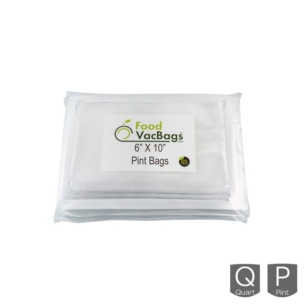 100 Quart Bags Vacuum Sealer Bags Food & money saver 8x12 by Foodvacbags 