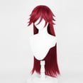 thumbnail image 2 of Peluca para cosplay, pelo sintético, negros, mayordomos, grells, Sutcliffs, 2 of 3
