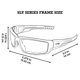 thumbnail image 5 of Gafas de sol para moto Global Vision Sly, acolchadas con espuma, color negro, 5 of 9