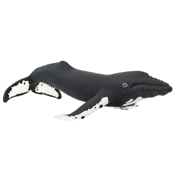 Figura de ballena jorobada de Safari Ltd., modelo de plástico de 7 cm, más de 1 año