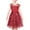 Red Dot, variant on Girls Dress Multicolor Rainbow Classic Polka Dot Blue Tulle Party Gown 7 Years