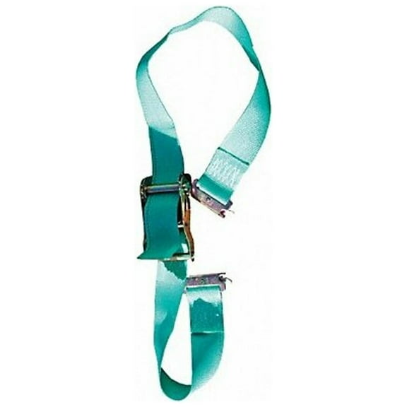 Saftcart Tie Down Strap,E-Track,Teal 5304-SEF