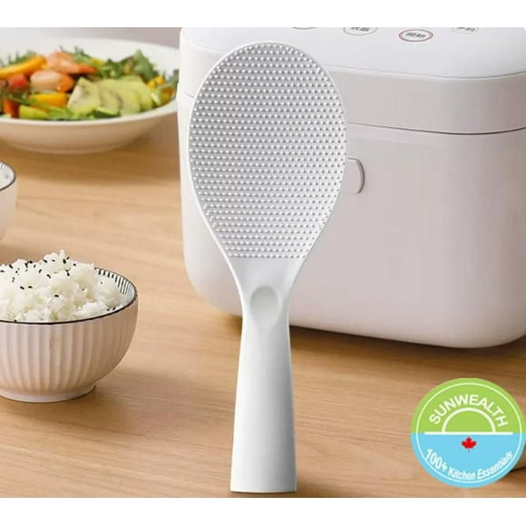 SUNWEALTH Free Standing Non-Stick Rice Cooker Ladle, SUN Rice Cooker Ladle