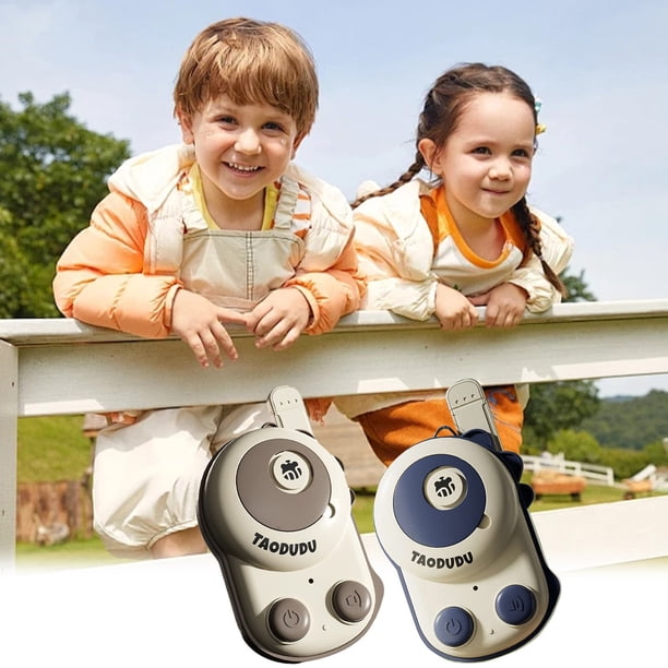 Walkie-talkies para niños de 3 a 12 años, radio bidireccional de 22 canales, linterna LCD retroiluminada, alcance de 3 km, ideal para actividades al aire libre, camping y senderismo.