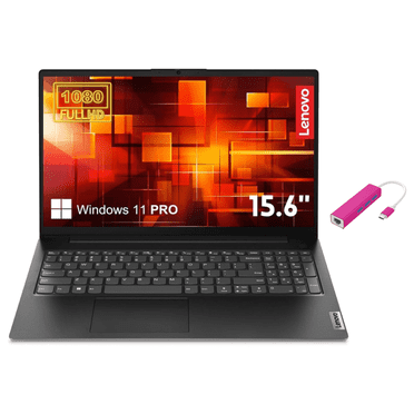 Lenovo V15 Gen 2 15.6" FHD Portable Everyday Laptop, Intel Dual Core Processor (Beat i3-1005G1), 16GB RAM, 256GB SSD, HDMI, Wi-Fi, Webcam, Windows 11 Pro, Black