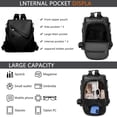 thumbnail image 4 of Sunyuer ‌Versatile Multi-Way Leather Backpack - Stylish, Durable & Perfect for Travel, Work and Daily Use, 4 of 7