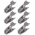 thumbnail image 3 of Clips De Bocadillos De 6 Piezas, Clips De Bolsas Con De Tiras Antideslizantes, Clip De Bocadillos Para Papas Fritas Y Otras Bolsas De Comida, 3 of 7
