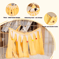 thumbnail image 4 of Guinea Pig Corner Hideout, Small Animal Hideout Hammock, Ferret Cage Accessories Cute Hammock, Soft Hanging Fleece Toy for Hamster, Bunny, Chinchilla, Hedgehog, 4 of 9
