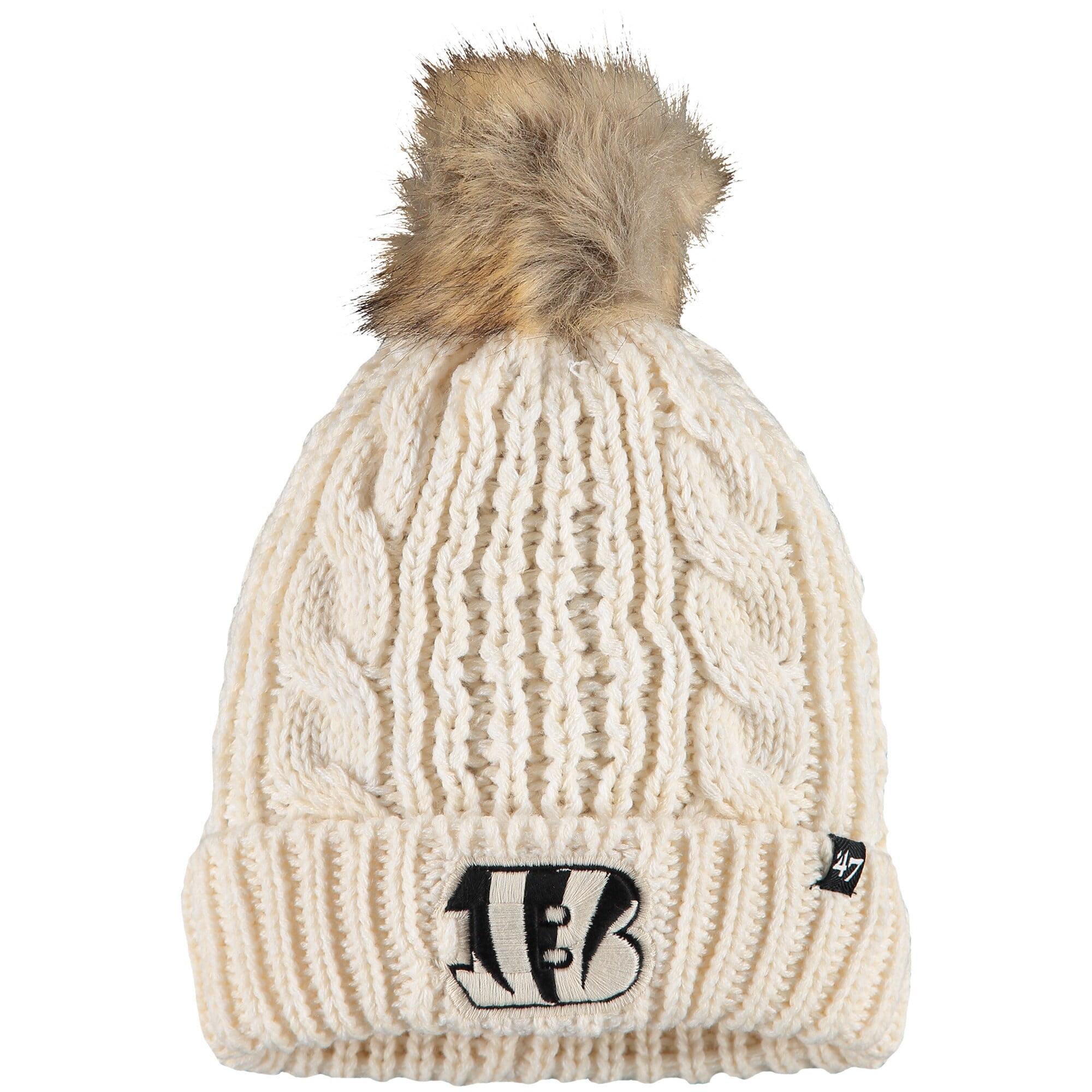 47 women's new england patriots meeko cuffed knit