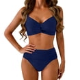 thumbnail image 2 of Warop Women's High-Waisted Bikini Set, Sexy Strappy Two-Piece Swimsuit with Halter Top for Beach and Pool Vacation, 2 of 6