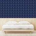 thumbnail image 3 of Ambesonne Art Deco Peel & Stick Wallpaper for Home, Navy Vintage Line Shells, 13"x100", Navy Blue and Sand Brown, 3 of 5