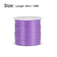 thumbnail image 2 of Uxcell Elastic Cord DIY Making Stretchy String Craft Wire, Dark Purple, 2 Rolls, 2 of 6