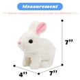 thumbnail image 2 of Juguete de conejito de peluche Hopearl Hopping Rabbit con orejas LED para niños, 2 of 7