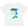 thumbnail image 3 of Inktastic Cute Shark, Cool Shark, Shark with Sunglasses Boys or Girls Baby T-Shirt, 3 of 5