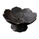 thumbnail image 3 of Frutero de cerámica con drenaje, bandeja para aperitivos, colador de cocina, plato de fruta de cerámica para encimera de cocina rústica Esmalte negro, 3 of 8