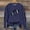 New2-Navy, variant on PNTUTB Women’s Fall Winter Long Sleeve Print Hoodless Pullover Sweatshirt Comfortable Casual Tops