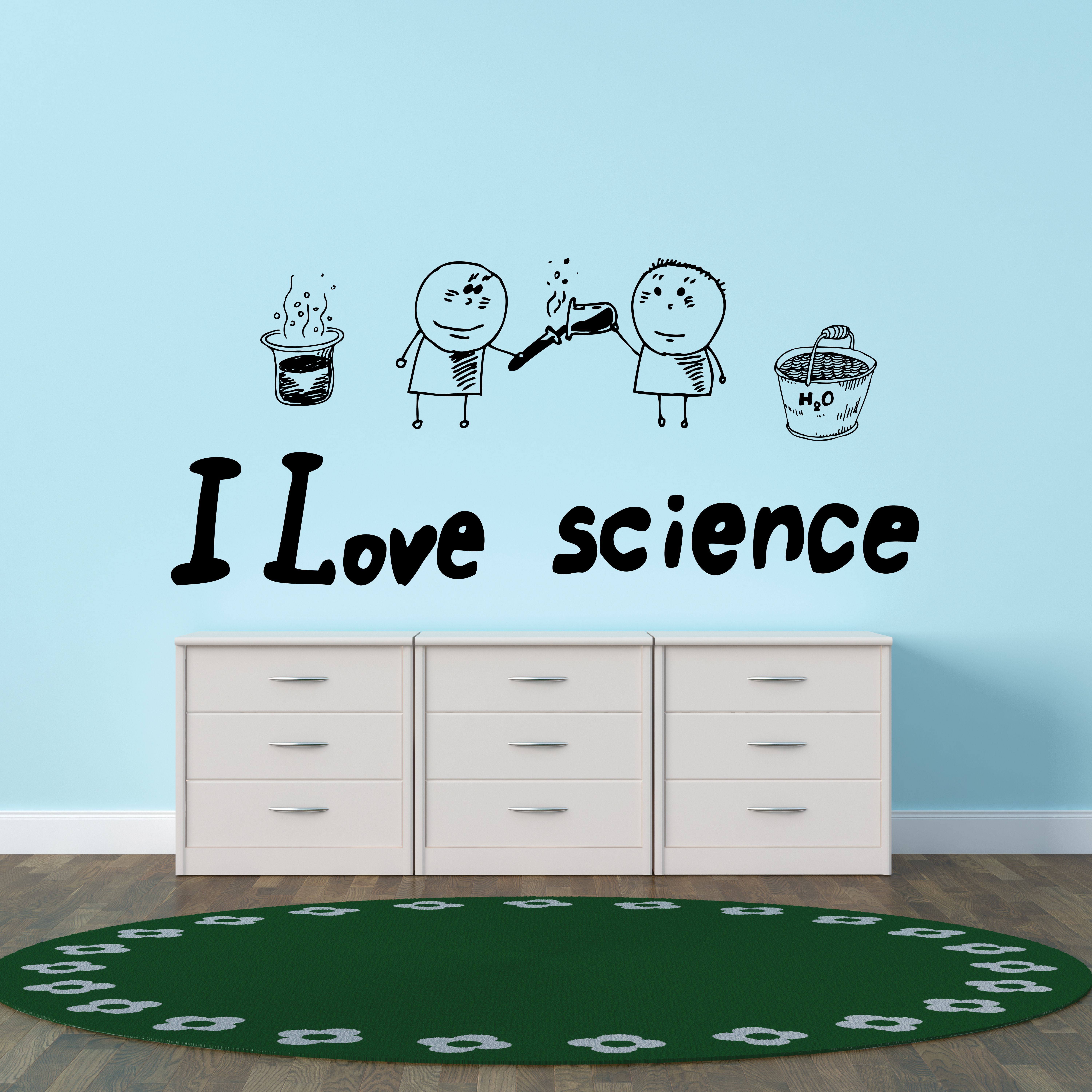 Ecomology Fridge Magnet Laboratry and Science Lab Cartoon Character Gift  and Decoration,MDF Wood Fridge Magnet,