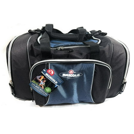 - Igloo Maxcold Duffle Bag and Cooler - Large Center Dry Storage Zone (non insulated) and Insulated 6 Can Side Pockets
