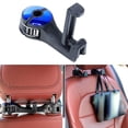 thumbnail image 3 of 2 In 1 Car hook for headrest With Ph Holder, Hanging Hooks, Seat Back Hanger For Handbag Vehicle Bag Purse Backseat Organiser - Blue, 3 of 8