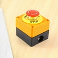 thumbnail image 5 of 2Pcs Red Mushroom Emergency Stop Shut Push Button Switch No + Nc 22Mm Cnc Gecko, 5 of 8