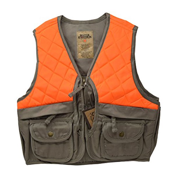 Sportsman Blaze Orange and Tan Youth Kids Field Shell Hunting Vest (Tan