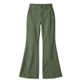 thumbnail image 5 of Nugftut Womens Dress Pants, Wide Leg Business Casual Palazzo Pants, High Waisted Straight Leg, Dressy Work Trousers with Pockets, 5 of 5