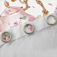 thumbnail image 4 of Manfei Floral Teacups Teapot Black Out Curtains for Teens Adults,Rose Cupcake Fruit Curtains Pack of 2 (42x63 Each),Vintage Tea Party Bedroom Curtains,Ultra Soft Home Decor, 4 of 6