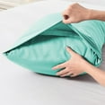 thumbnail image 4 of Cooling Pillow Cases,Cooling Pillowcases for Hot Sleepers,Soft Breathable Pillow Covers,Bedding Queen Pillow Cases,Cool Pillowcase for Sound Sleepers,Soft Breathable Pillowcase Envelope Closure, 4 of 6