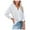 White, variant on Womens Basic Plain T Shirts for Women Long Sleeve Button Down Daily Loose Blouse Solid Top for Women White,L