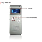 YIYUN Rechargeable Digital Voice Recorder 8GB – 650 Hours Audio Storage, MP3 Player Function, Portable Recording Device.