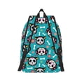thumbnail image 3 of Daiia Skull Cat Vintage Canvas Backpack for Men and Women ,Hiking Backpack,Travel Laptop Bag for School,Large Capacity Backpack, 3 of 8