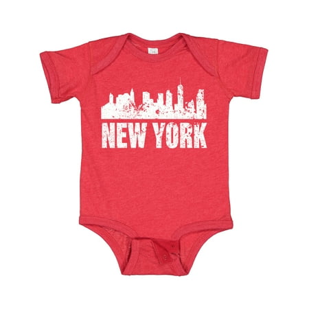 

Inktastic New York Skyline Grunge Gift Baby Boy or Baby Girl Bodysuit