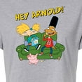 thumbnail image 3 of Hey Arnold! - Arnold, Gerald, and Abner - Juniors Cropped Cotton Blend T-Shirt, 3 of 5