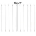 thumbnail image 5 of 10Pieces Blind Wand Vertical Blinds Replacement Parts- Household Office Blind Rod with Hook and Grip Clear, 5 of 8