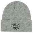 thumbnail image 1 of Gorro tipo beanie Thrasher Sketch gris de acrílico con vuelta, 1 of 2