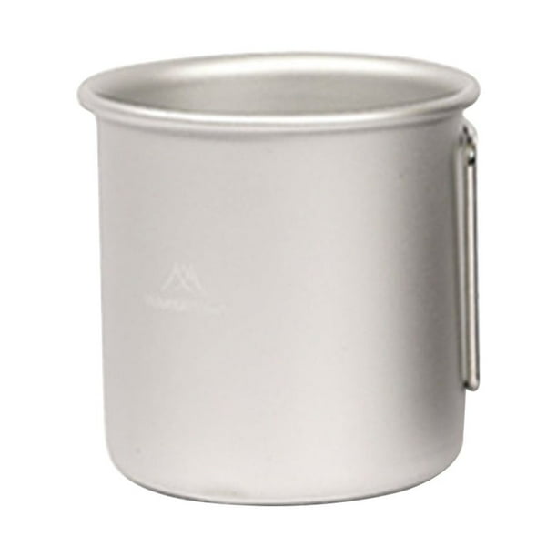 Tazas para Acampar 300 Ml Té para Exteriores Con Asa Plegable (blanca)