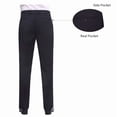 thumbnail image 6 of P&L Men's Slim Fit Suit 2 Piece Business Wedding Prom Tux Blazer & Pants, 6 of 6
