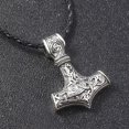 thumbnail image 2 of ORUYROP Collier Viking Nordique Rune Amulette Pendentif Collier Bijoux Viking Cadeaux pour Hommes Femmes, 2 of 5