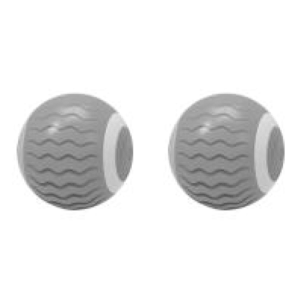 Pelota de juguete interactiva recargable por USB para mascotas, regalo de cumpleaños para cachorros y mascotas, color gris