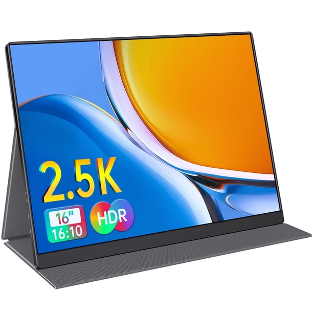 Monitor portátil Anyuse QHD 2.5K USB-C HDMI de 16.0 pulgadas