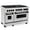 Black, variant on ZLINE KITCHEN AND BATH RAZ48G professional gas range